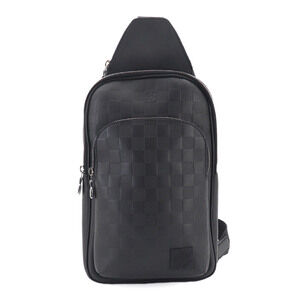 Louis Vuitton Damier Infini Avenue Sling Handbag Body Black N45303 RFID Bag